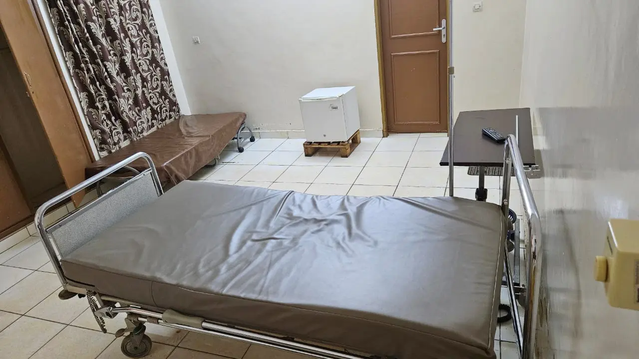 Autre vue de la chambre du Centre médical de l’Espérance